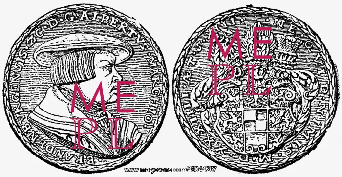 : Albert, 17.5.1490 - 20.3.1568, Grand Master of : Albert, 17.5.1490 - 20.3.1568, Grand Master of