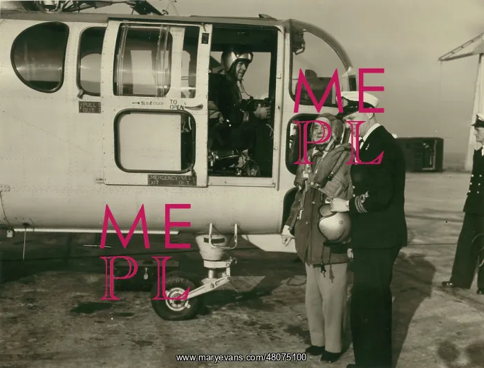 : Albert Batchelor flew in a helicopter from Helston : Albert Batchelor flew in a helicopter from Helston