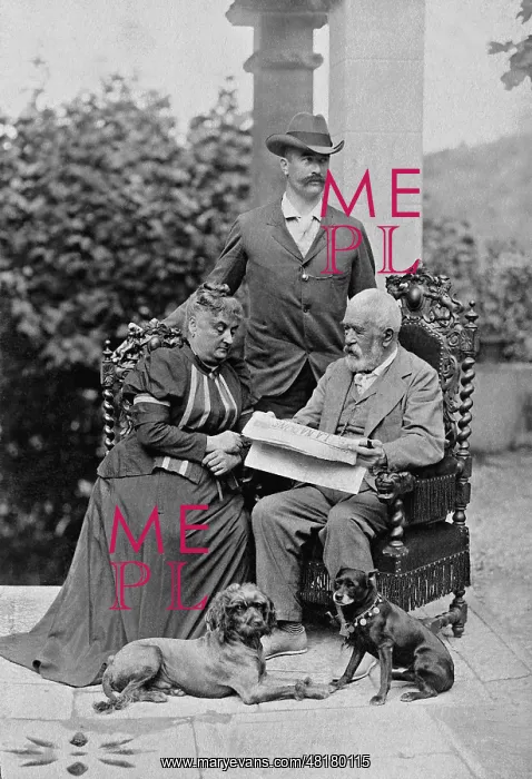 : Albert Boecklin with his wife and son : Albert Boecklin with his wife and son