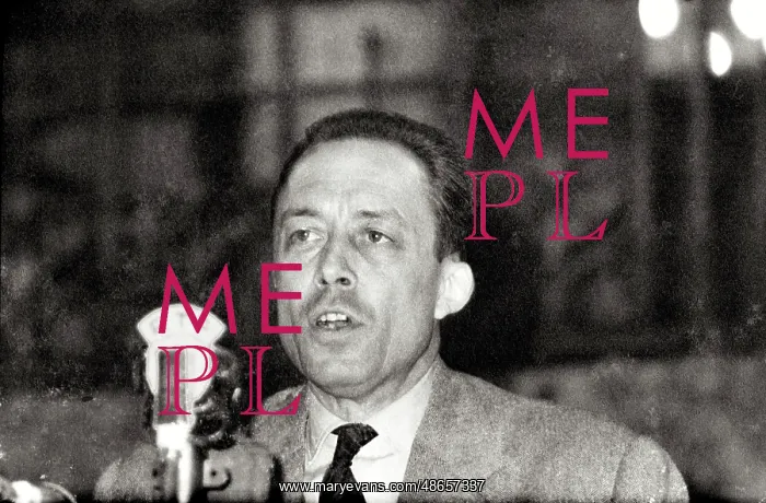 : Albert Camus, (1913-1960), probably Paris : Albert Camus, (1913-1960), probably Paris