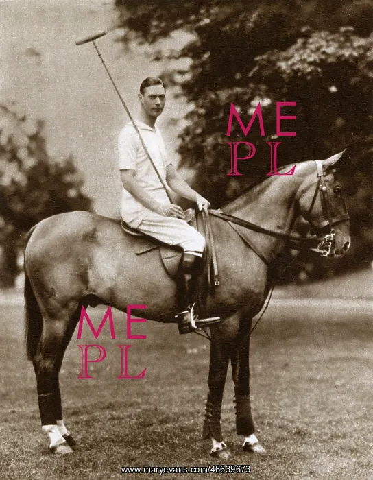 : Albert, Duke of York playing Polo : Albert, Duke of York playing Polo