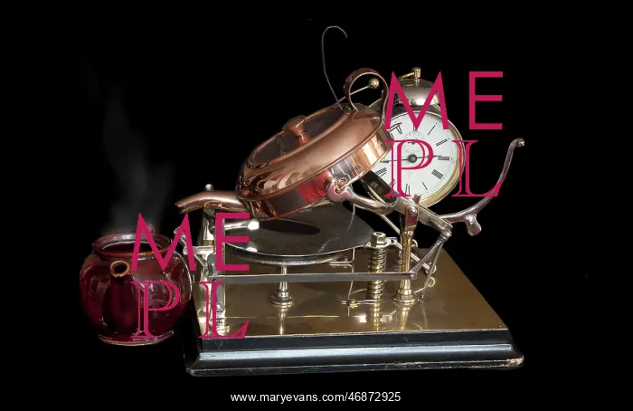 : Albert E Richardson's automatic tea-making machine : Albert E Richardson's automatic tea-making machine