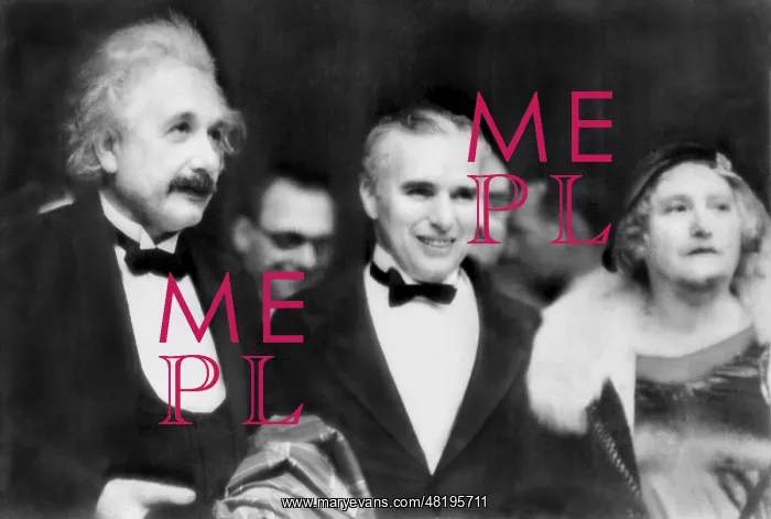 : Albert Einstein and Charles Chaplin, 1931 : Albert Einstein and Charles Chaplin, 1931