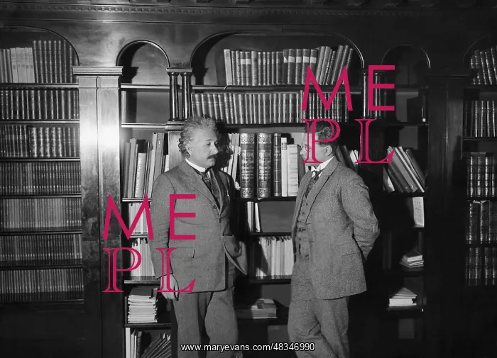 : Albert Einstein and his son, 1930s : Albert Einstein and his son, 1930s