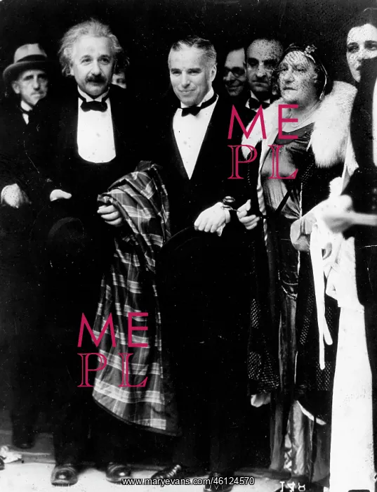 : Albert Einstein and wife, with Charlie Chaplin, Paris : Albert Einstein and wife, with Charlie Chaplin, Paris