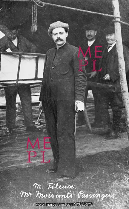: Albert Fileux, engineer, passenger of John Moisant : Albert Fileux, engineer, passenger of John Moisant