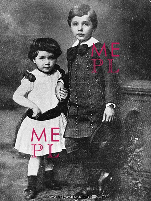 : Albert and Maja Einstein, 1880's : Albert and Maja Einstein, 1880's