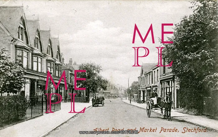 : Albert Road & Market Parade, Stechford, Warwickshire : Albert Road & Market Parade, Stechford, Warwickshire