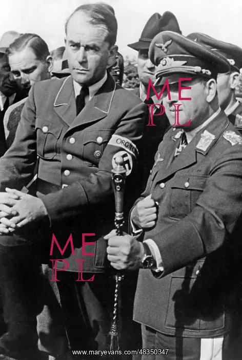: Albert Speer and Erhard Milch, 1943 : Albert Speer and Erhard Milch, 1943