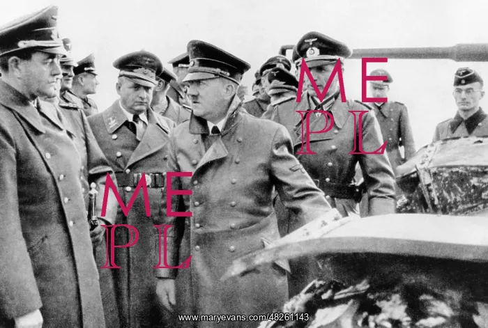 : Albert Speer having a conversation with Adolf Hitler, 1942 : Albert Speer having a conversation with Adolf Hitler, 1942