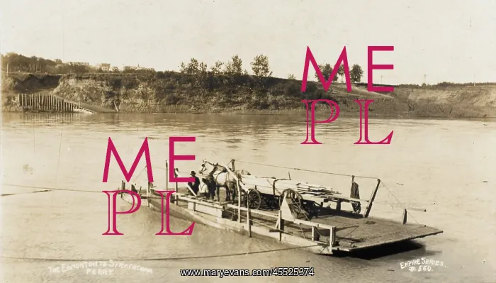 : Alberta, Canada - The Edmonton to Strathcona Ferry : Alberta, Canada - The Edmonton to Strathcona Ferry