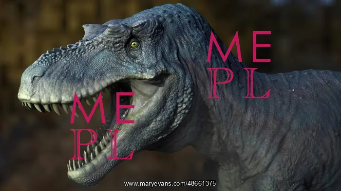 : Albertosaurus dinosaur, close-up of head with mouth open : Albertosaurus dinosaur, close-up of head with mouth open