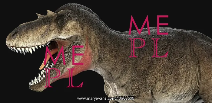 : Albertosaurus dinosaur head, side view : Albertosaurus dinosaur head, side view