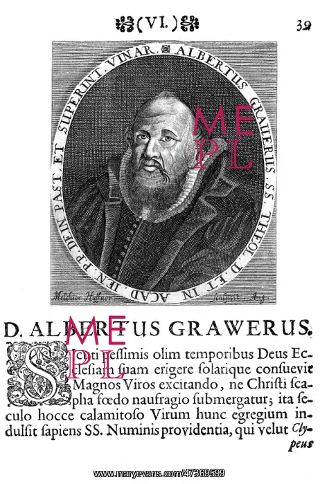  : ALBERTUS GRAVERUS