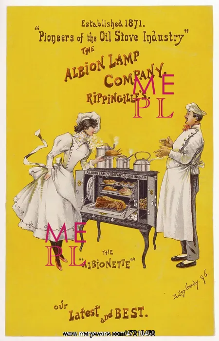 : ALBIONETTE STOVE 1896 : ALBIONETTE STOVE 1896