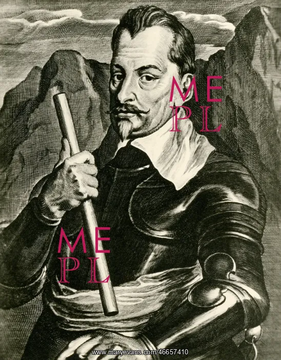 : Albrecht von Wallenstein, after Van Dyck : Albrecht von Wallenstein, after Van Dyck