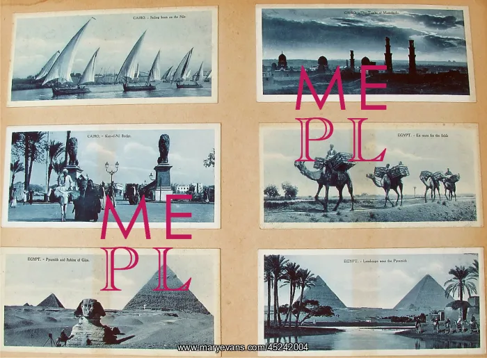 : Album - Assorted photos and postcards of Egypt & Palestine : Album - Assorted photos and postcards of Egypt & Palestine