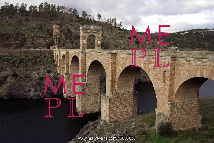 : Alcantara Roman Bridge, Spain : Alcantara Roman Bridge, Spain