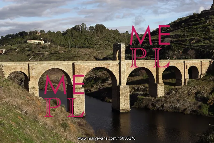 : Alcantara Roman Bridge, Spain : Alcantara Roman Bridge, Spain