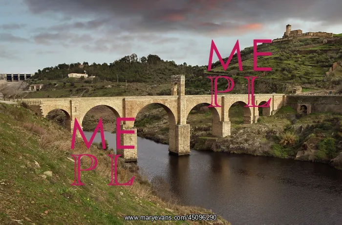 : Alcantara Roman Bridge, Spain : Alcantara Roman Bridge, Spain