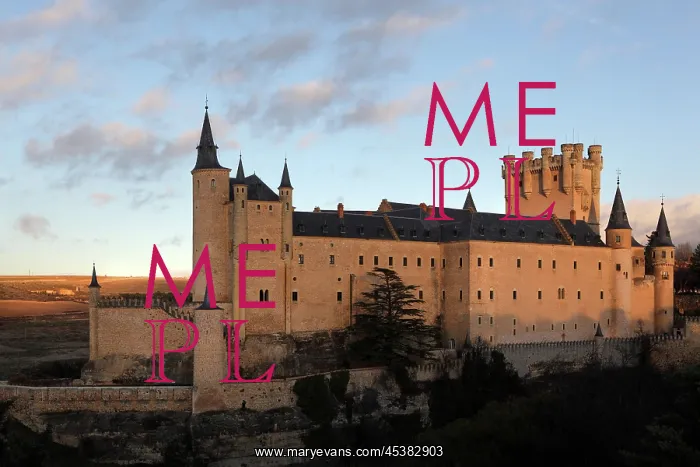 : The Alcazar, Segovia, Castile and Leon, Spain : The Alcazar, Segovia, Castile and Leon, Spain