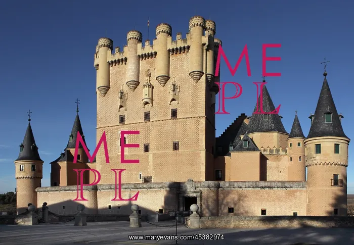: The Alcazar, Segovia, Castile and Leon, Spain : The Alcazar, Segovia, Castile and Leon, Spain