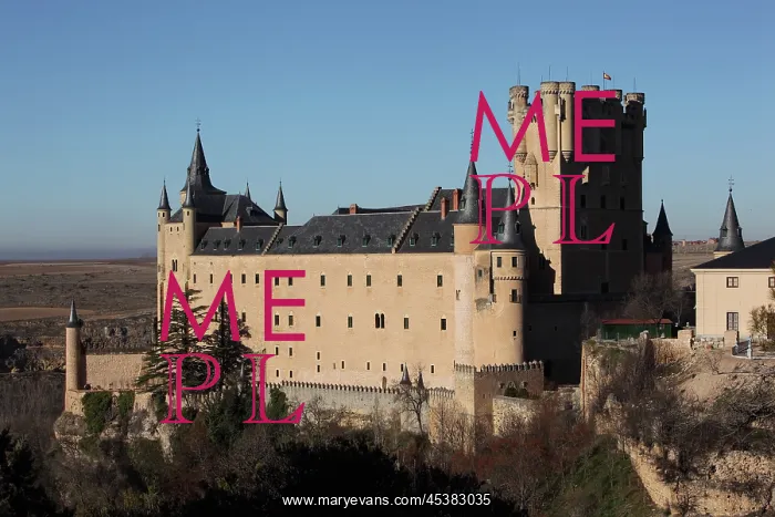 : The Alcazar, Segovia, Castile and Leon, Spain : The Alcazar, Segovia, Castile and Leon, Spain