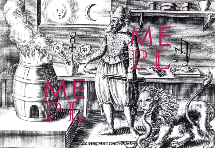 : Alchemical Workshop, 17th Century : Alchemical Workshop, 17th Century