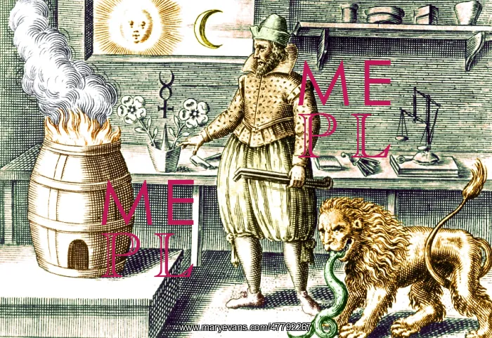 : Alchemical Workshop, 17th Century : Alchemical Workshop, 17th Century