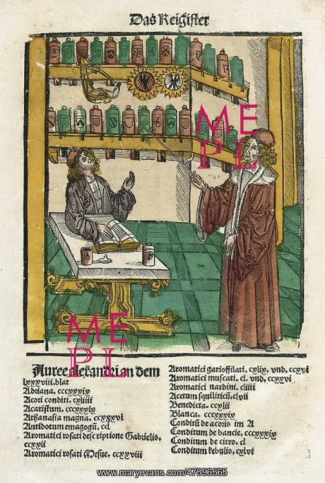 : Alchemy. This historical illustration, (1512) : Alchemy. This historical illustration, (1512)