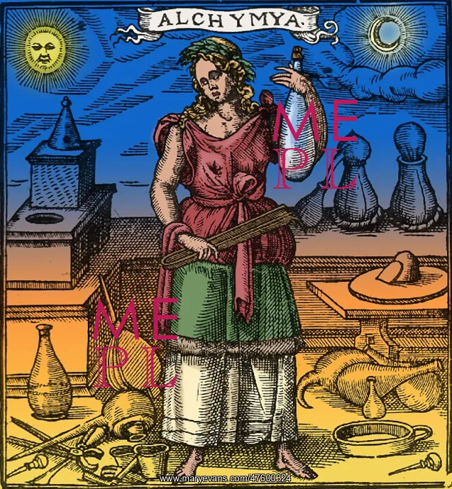  : Alchemy. This alchemy illustration is from the 1552 book Destillierbuch der rechten Kunst