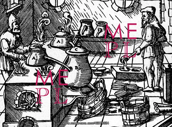 : alchemy, laboratory, extraction of sulphuric : alchemy, laboratory, extraction of sulphuric