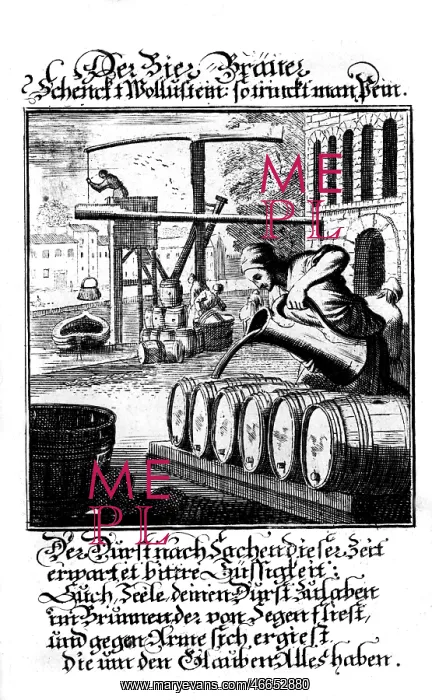 : alcohol, beer, brewer, copper engraving, with : alcohol, beer, brewer, copper engraving, with