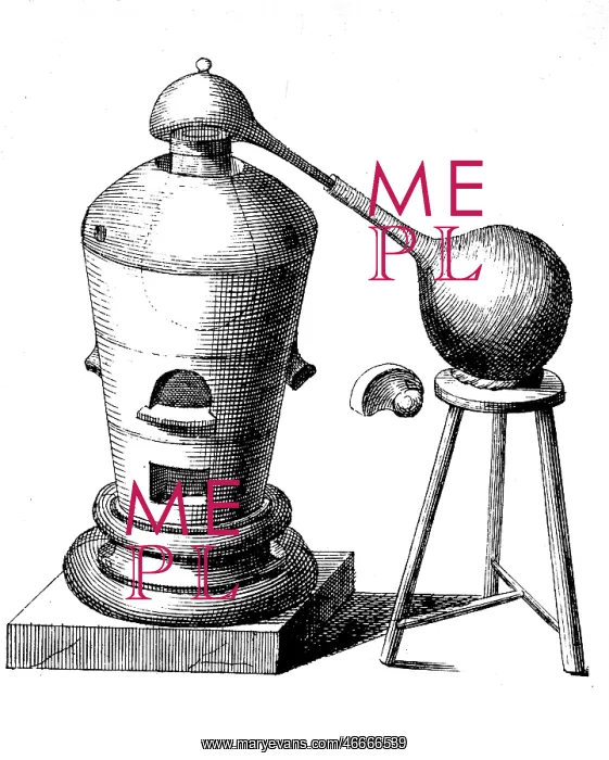  : alcohol, production, distillation, illustration