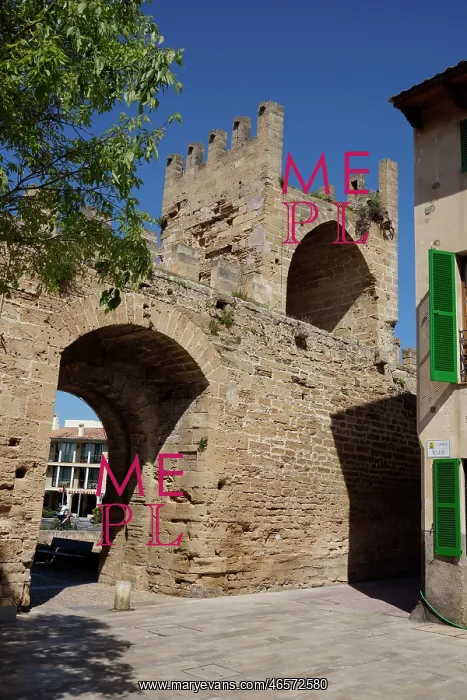 : Alcudia, Mallorca, Spain, - Townwall : Alcudia, Mallorca, Spain, - Townwall