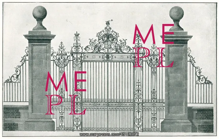 : Aldenham House Gates, Elstree : Aldenham House Gates, Elstree