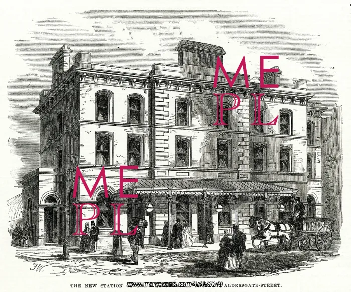 : Aldersgate Station 1866 : Aldersgate Station 1866