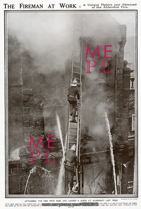 : Aldershot fire 1910 : Aldershot fire 1910