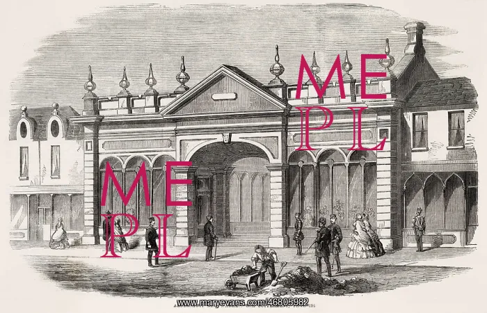 : Aldershot market, 1859 : Aldershot market, 1859