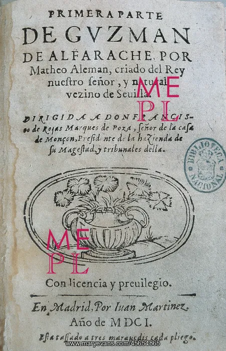 : ALEMAN, Mateo (1547-1615) : ALEMAN, Mateo (1547-1615)