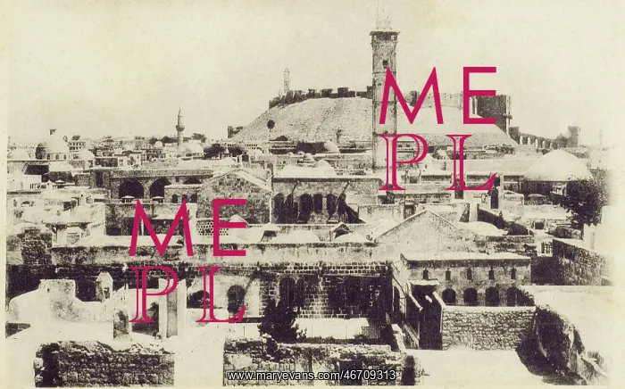  : Aleppo, Syria - View over the rooftops toward the Citadel