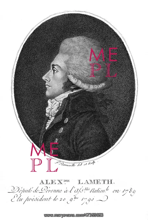 : ALEX. COMTE DE LAMETH : ALEX. COMTE DE LAMETH