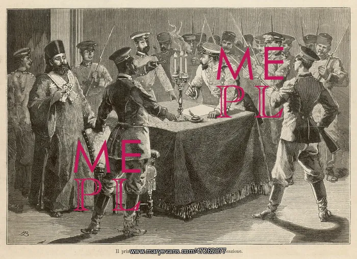 : ALEXANDER ABDICATES / 1886 : ALEXANDER ABDICATES / 1886