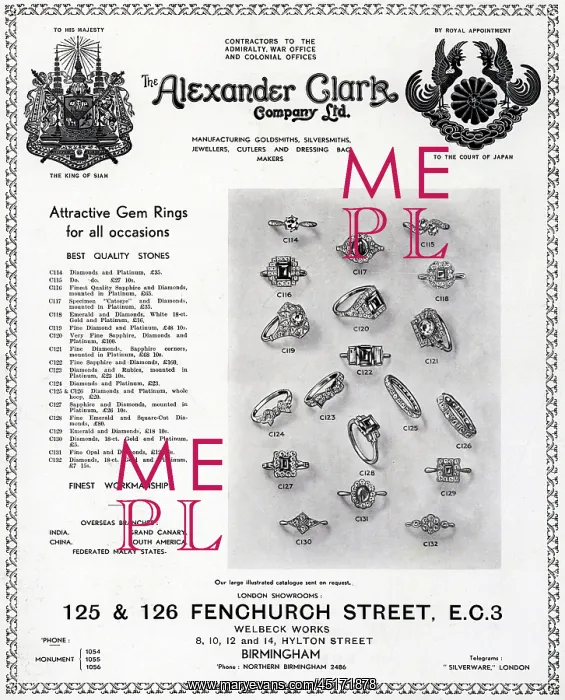 : The Alexander Clark Company Advertisement : The Alexander Clark Company Advertisement