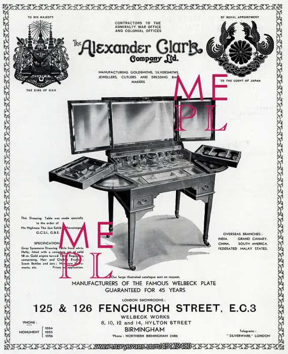: The Alexander Clark Company Advertisement : The Alexander Clark Company Advertisement