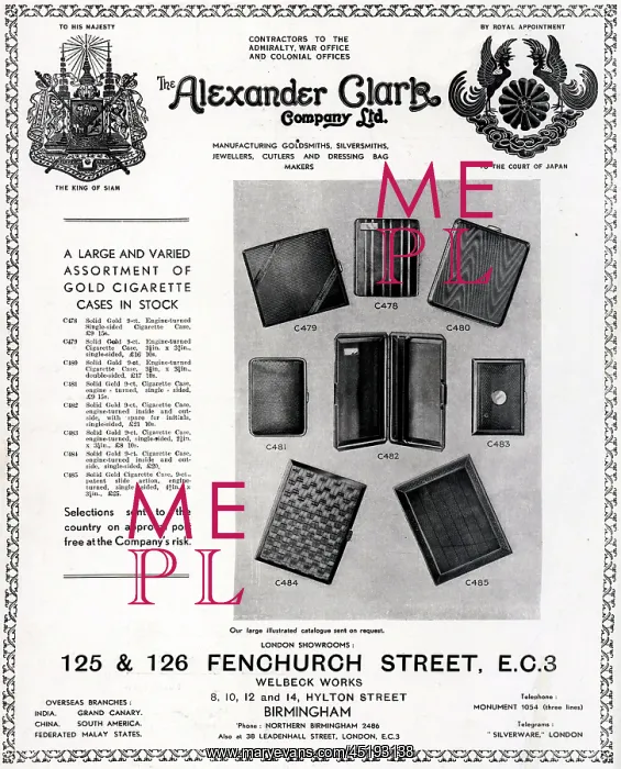 : The Alexander Clark Company Advertisement : The Alexander Clark Company Advertisement