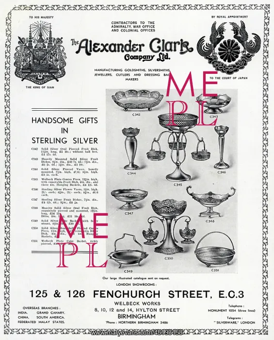 : The Alexander Clark Company Advertisement : The Alexander Clark Company Advertisement