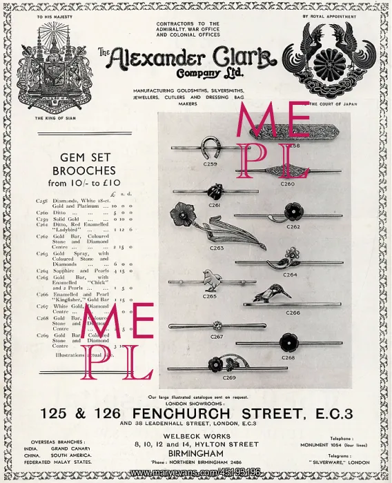 : The Alexander Clark Company Advertisement : The Alexander Clark Company Advertisement