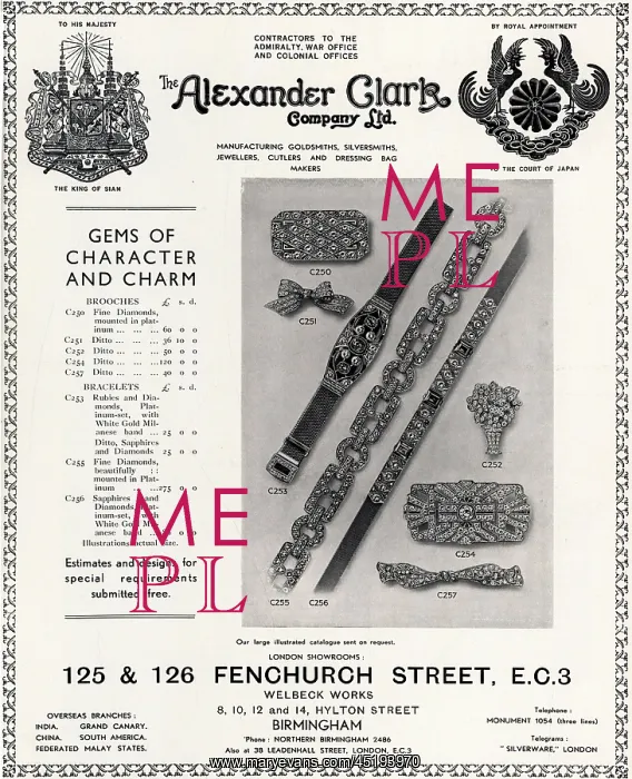 : The Alexander Clark Company Advertisement : The Alexander Clark Company Advertisement