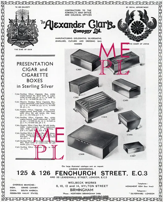 : The Alexander Clark Company Advertisement : The Alexander Clark Company Advertisement